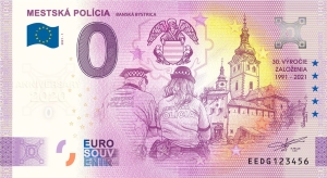 SK - Mestská polícia Banská Bystrica - Anniversary banknot