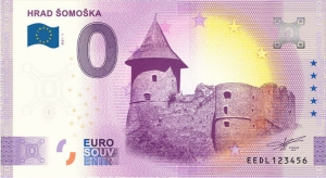 SK - Hrad  Šomoska - banknot