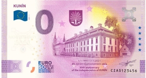 SK - Kunín - Anniversary banknot 