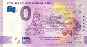 Kopalnia Soli Wieliczka. Komora Kazimierza Wielkiego - banknot